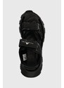 Sandály adidas by Stella McCartney Hika dámské, černá barva, na platformě, IE3540