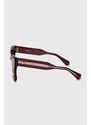 Sluneční brýle Valentino V - GRACE dámské, vínová barva, VLS-126B