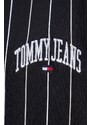 Bavlněné tričko Tommy Jeans černá barva, DM0DM18669
