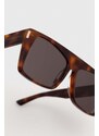Sluneční brýle Saint Laurent dámské, hnědá barva, SL 651 VITTI
