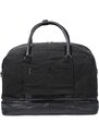 Bagind Columbus Misty - elegantní a prostorná cestovní taška z canvasu s koženými detaily černá