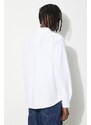 Bavlněná košile Kenzo Boke Flower Crest Casual Shirt bílá barva, regular, s límečkem button-down, FD55CH4109LO.01