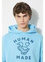 Bavlněná mikina Human Made Tsuriami Hoodie pánská, s kapucí, s potiskem, HM27CS028