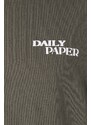 Bavlněné tričko Daily Paper Hand In Hand SS zelená barva, s potiskem, 2411102
