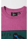 Bavlněné tričko by Parra My Dear Swan růžová barva, s potiskem, 51200