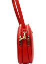 Kožená crossbody kabelka MiaMore 01-064 červená