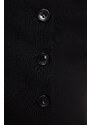 Trendyol Black Strapless Button Detailed Woven Blouse