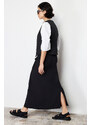 Trendyol Black Woven Fabric Long Pencil Skirt