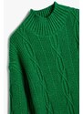 Koton Girl's Green Sweater