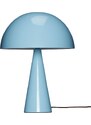 Světle modrá kovová stolní lampa Hübsch Mush 33 cm