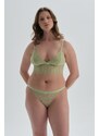 Dagi Green Wireless Capless Lace Bralet Bra