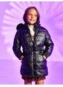 Koton Long Puffer Coat Faux Für Lined Zippered With Pocket