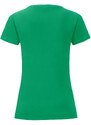 Iconic Women's Green Fruit of the Loom Women's T-shirt