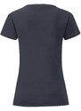 Navy blue Iconic women's t-shirt in combed cotton Fruit of the Loom