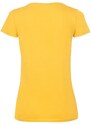 Yellow v-neck Women's T-shirt Valueweight Fruit of the Loom