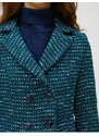 Koton Crop Blazer Tweed Buttoned Lined