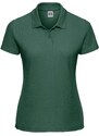 Polycotton Women's Green Polo Shirt Russell