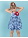 mshb&g Star Plaid Girl's Salopet Jumpsuit