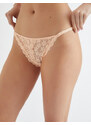 Koton Brazilian Panties Ruched Floral Normal Waist