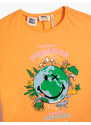 Koton Smileyworld Licensed T-Shirt with Window Detail Cotton