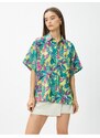 Koton Pocket Detailed Short Sleeve Hawaiian Shirt