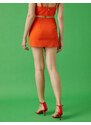 Koton Pleated Asymmetrical Mini Skirt
