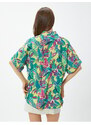 Koton Pocket Detailed Short Sleeve Hawaiian Shirt