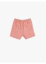 Koton Linen Shorts with Tie Waist Pockets