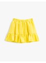 Koton Mini Skirt Frilly Elastic Waist