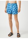 Koton Swimsuit Shorts Turtle Printed, Pockets, Tie Waist