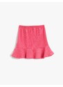 Koton Frilled Mini Skirt with Elastic Waist