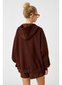Koton Sweatshirt - Brown - Relaxed fit