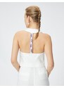 Koton Tuba Ünsal X Cotton - Back Detail Blazer Vest