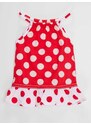 Denokids Red Polka Dot Baby Girl Summer Dress