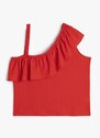 Koton Plain Red Girls' T-Shirt 3SKG10140AK