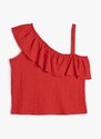 Koton Plain Red Girls' T-Shirt 3SKG10140AK