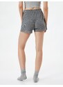 Koton Pajama Shorts with Ribbed Lace Detailed.