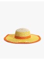 Koton Straw Hats Fedora Color Block