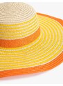 Koton Straw Hats Fedora Color Block