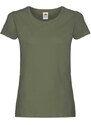 Olive Women's T-shirt Lady fit Original Fruit of the Loom