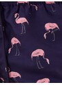 Koton Marine Shorts with Flamingo Print. A drawstring waist with pocket.