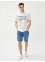 Koton Bermuda Denim Shorts Pocket Detailed Cotton