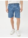 Koton Bermuda Denim Shorts Pocket Detailed Cotton