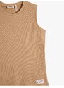 Koton Basic Undershirt Crew Neck Ribbed Cotton