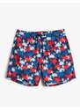 Koton Sea Shorts Crab Print, Lace Waist, Pocket