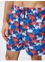 Koton Sea Shorts Crab Print, Lace Waist, Pocket