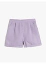 Koton The shorts have an elasticated waist, Modal Fabric, Pocket Pleat Detailed.