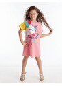 Denokids Unicorn Raglan Pink Girl's Dress