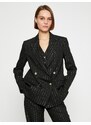 Koton Shimmering Double Breasted Blazer Jacket