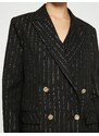 Koton Shimmering Double Breasted Blazer Jacket